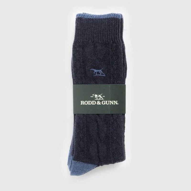 Rodd & Gunn Dunedin Cable Sock 2 Pack image number 8